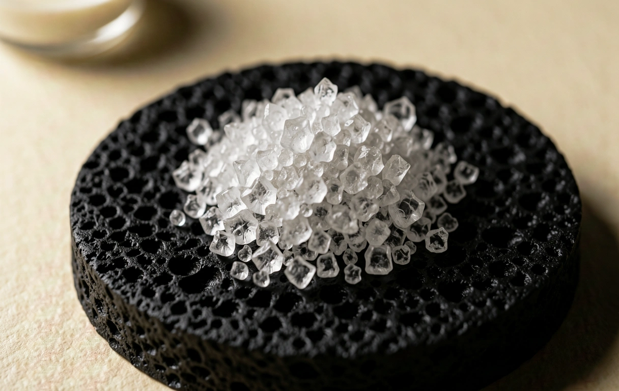 Mineral clusters macro photography